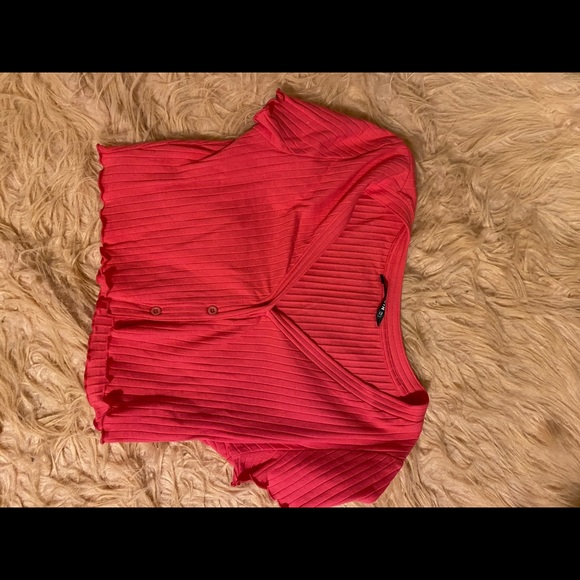 Hot Pink Crop Top - Picture 1 of 1